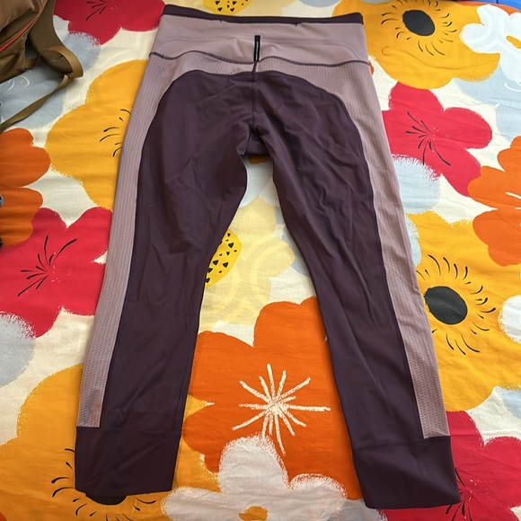 Allyson Felix X Athleta Color Block Leggings Pink Purple Sz 1X! - Picture 8 of 8